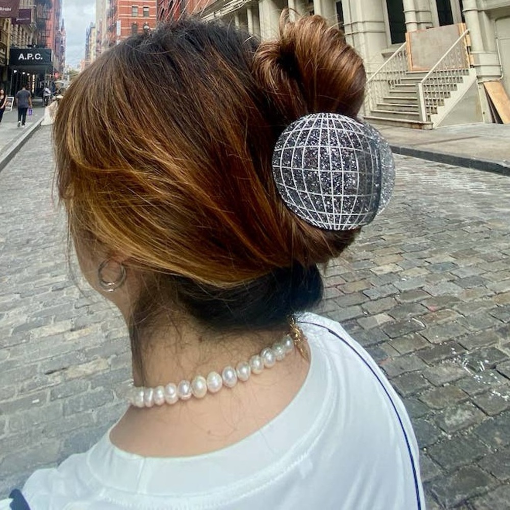 NWT Anthropologie Solar Eclipse - Disco Ball Claw Hair Clip